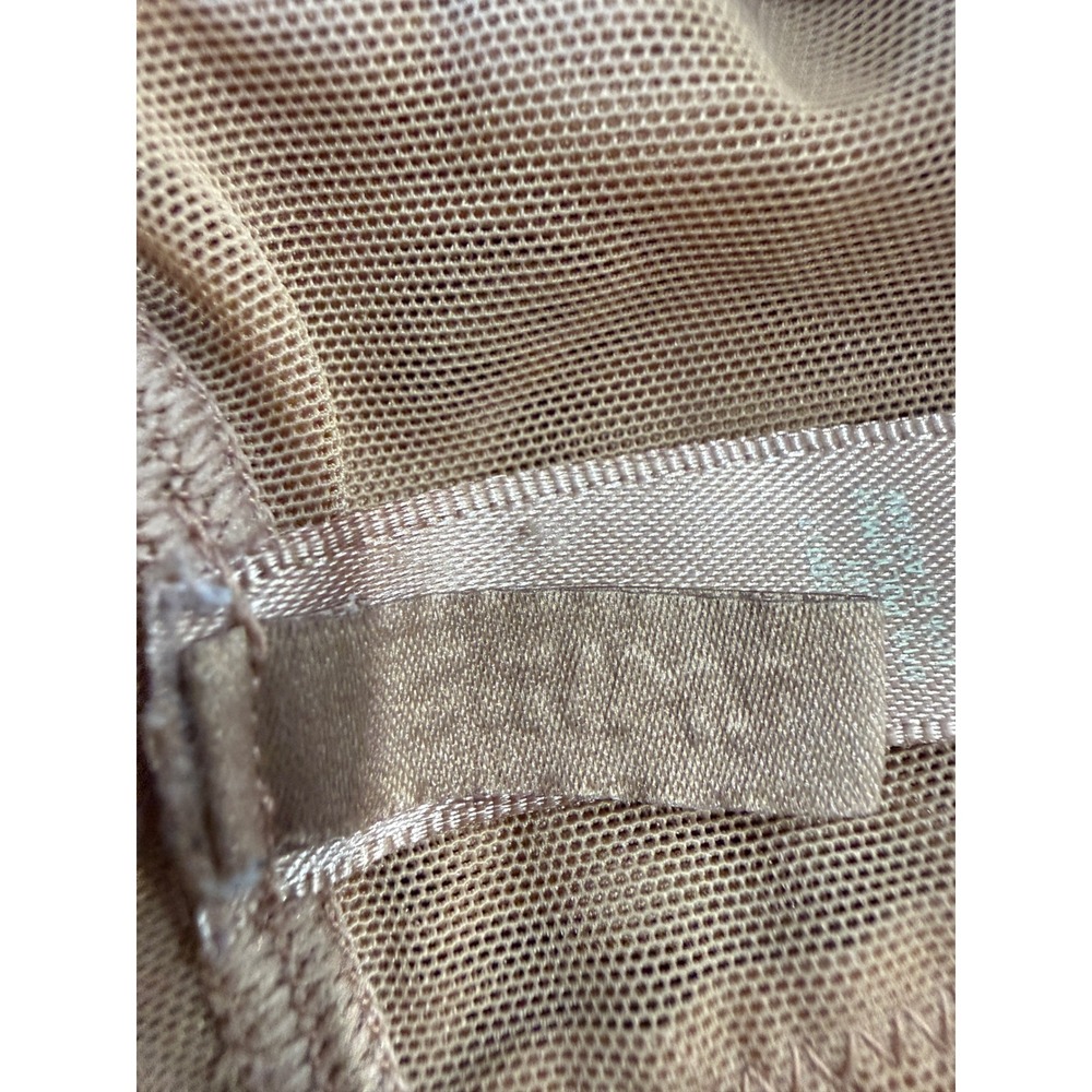 Skims Summer Mesh Bralette Tan Nude Sheer Scoop Neck Adjustable Straps XL - Picture 5 of 6